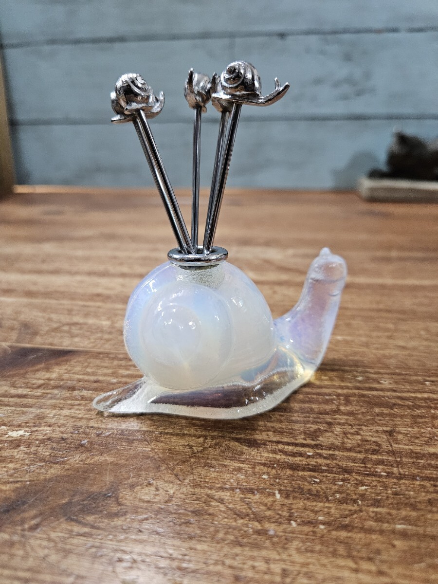 エスカルゴ用ピック フランス製 アンティーク 置物 レトロ　食器 エスカルゴ用ピック フランス製 アンティーク 置物 レトロ食器