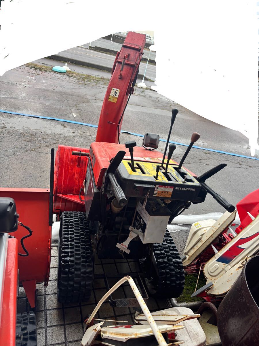 除雪機 MITSUBISHI MSR900NHF 中古 始動確認 未整備 現物確認 除雪機 MITSUBISHI MSR900NHF 中古 始動確認 未整備 現物確認