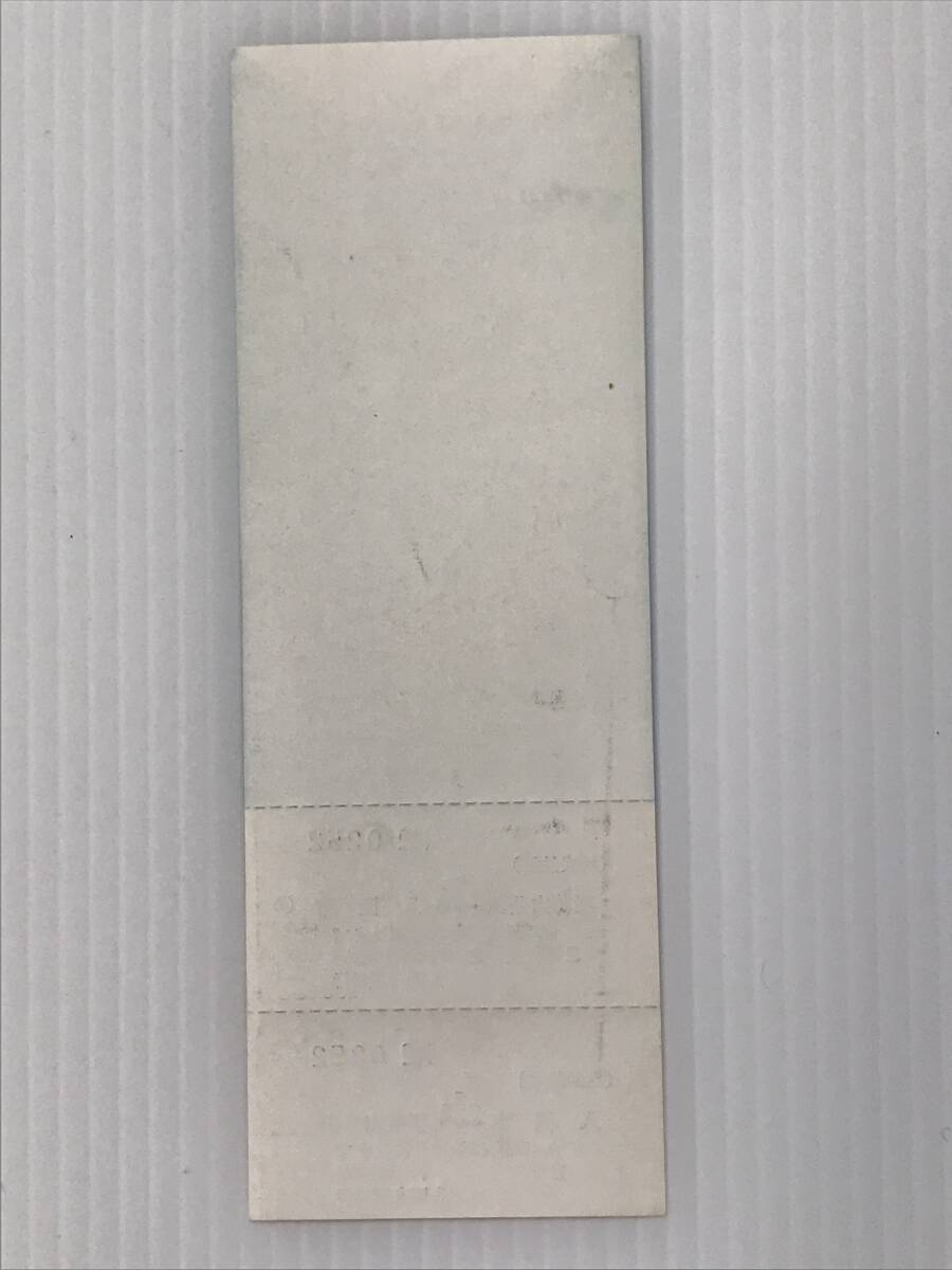 昔の切符 記念切符 1968年東京航空宇宙ショー記念乗車券 西武鉄道 稲荷山公園←→入間市 入間市駅発行 HF6470 くるり岸田繁_画像3