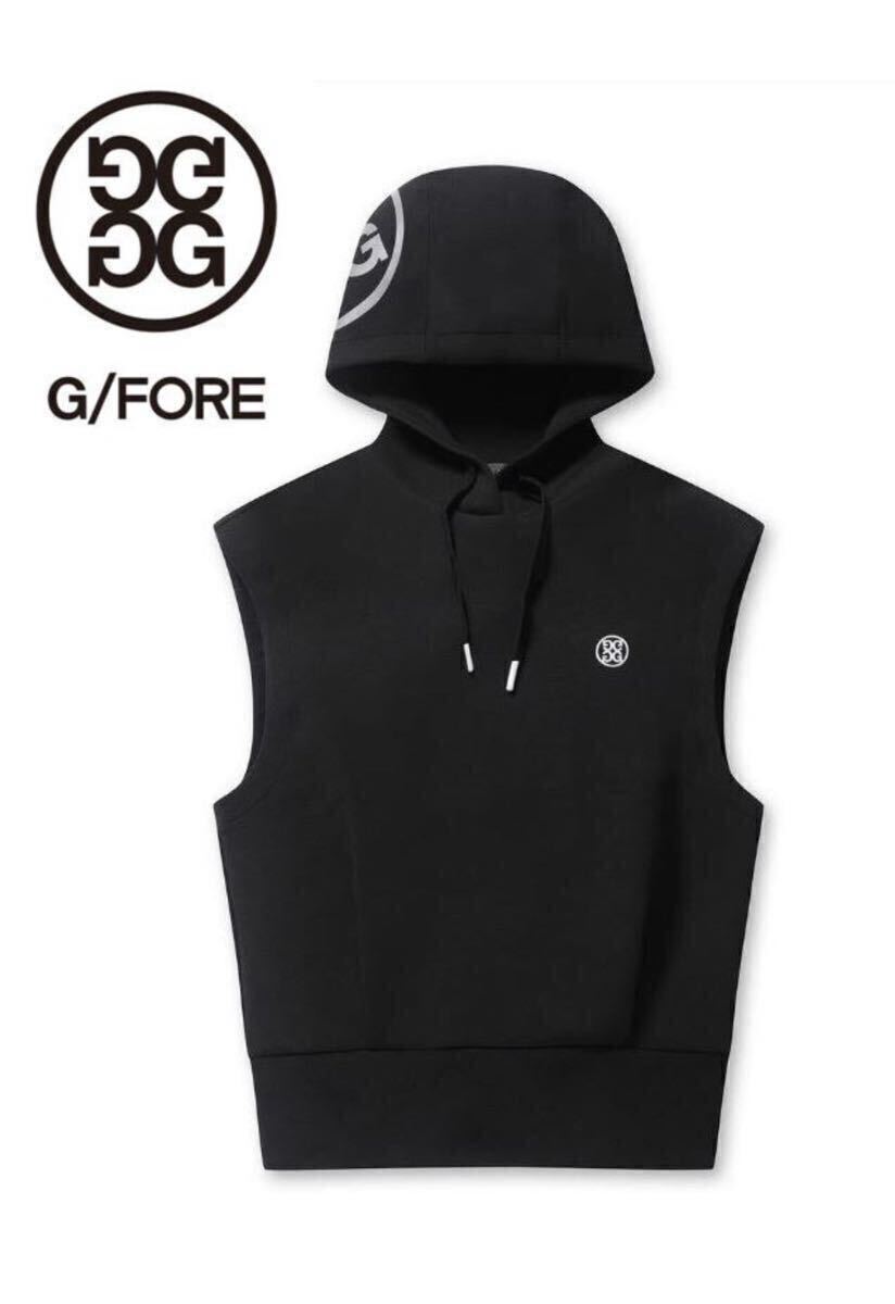 ジーフォア　G/FORE レディース　パーカーベスト　ブラック　Mサイズ