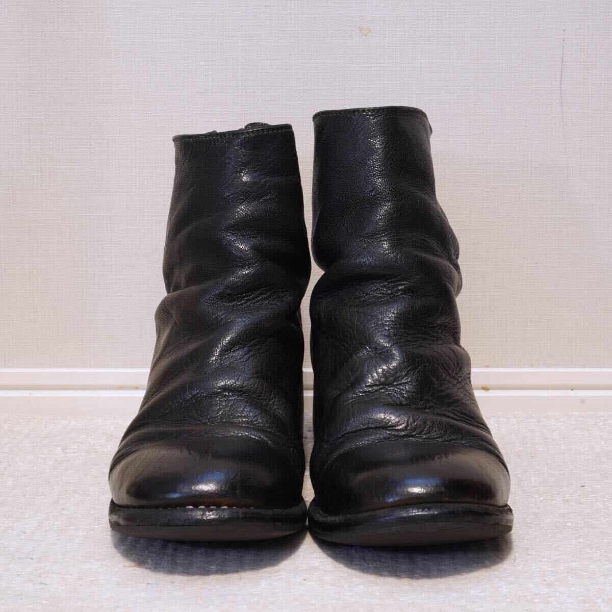 GUIDI ゴート バック ジップ ブーツ 796 ブラック 37 1/2 23.5 GUIDI ゴート バック ジップ ブーツ 796 ブラック 37 1/2 23.5