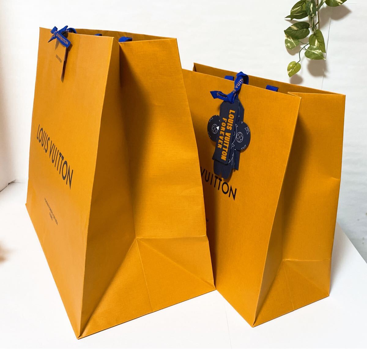 ルイヴィトン「LOUIS VUITTON」ショッパー 2枚組 (4602) 正規品 ルイヴィトン「LOUIS VUITTON」ショッパー 2枚組 (4602) 正規品