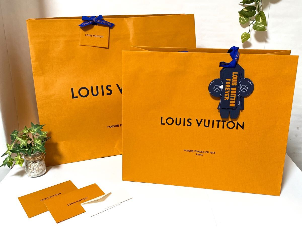 ルイヴィトン「LOUIS VUITTON」ショッパー 2枚組 (4602) 正規品 ルイヴィトン「LOUIS VUITTON」ショッパー 2枚組 (4602) 正規品