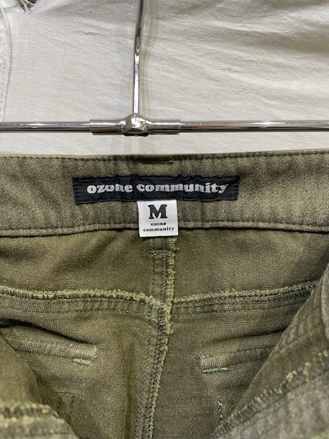 當(dāng)時物 平成 OZONE COMMUNITY オゾンコミュニティー ストレッチ ブッシュ パンツ ブーツカット ヒステリックグラマー ヒス Mサイズ