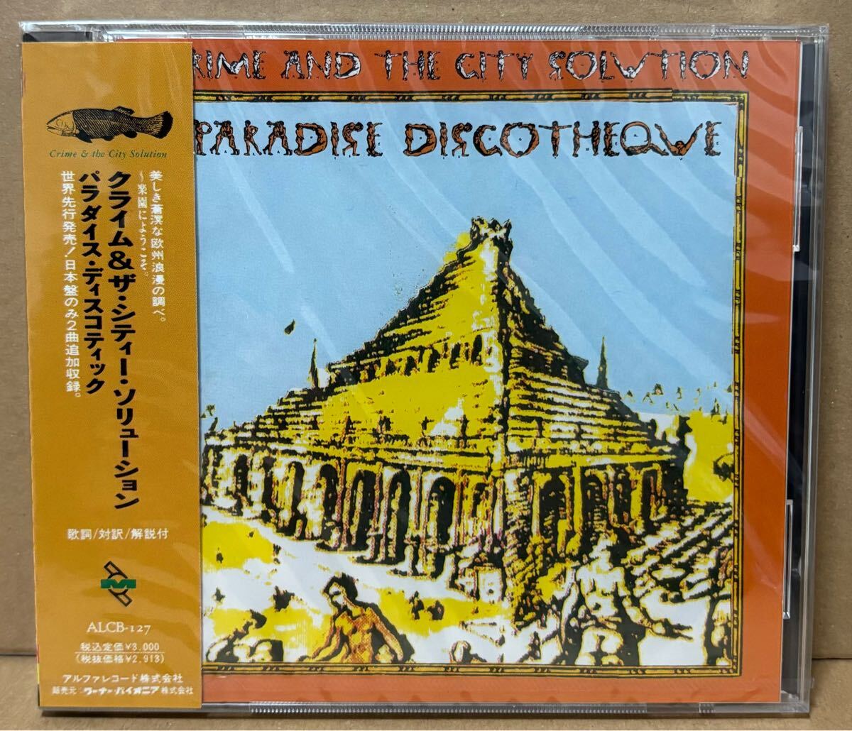 SEALED PROMO CD Crime & The City Solution - Paradise Discotheque NICK CAVE Mick Harvey Rowland S. Howard ニックケイブ ALCB-127