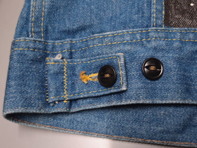 * б/у одежда .USA#Lee* Denim * жакет *** BOSTON краска переделка MADE IN USA импорт из США SALE не пропустите!