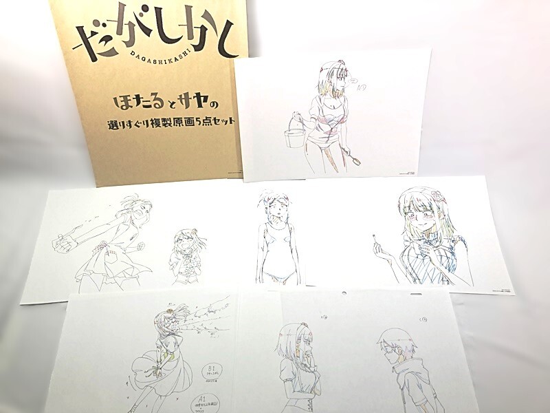 だがしかし ほたるとサヤの選りすぐり複製原画5点セット 補足欄 だがしかし ほたるとサヤの選りすぐり複製原画5点セット 補足欄
