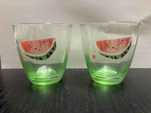 ★片岡鶴太郎オリジナル 美濃焼☆皿☆ペアグラス★_画像4