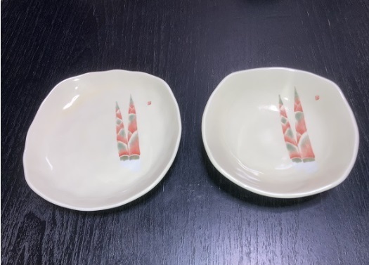 ★片岡鶴太郎オリジナル 美濃焼☆皿☆ペアグラス★_画像3