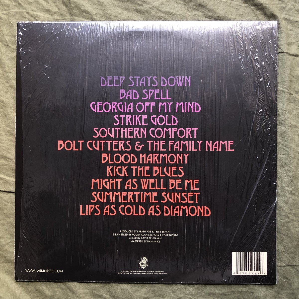 美盤 美ジャケ 激レア 2022年 オリジナルリリース盤 ラーキン?ポー Larkin Poe LPレコード Blood Harmony グラミー受賞ロック?デュオ