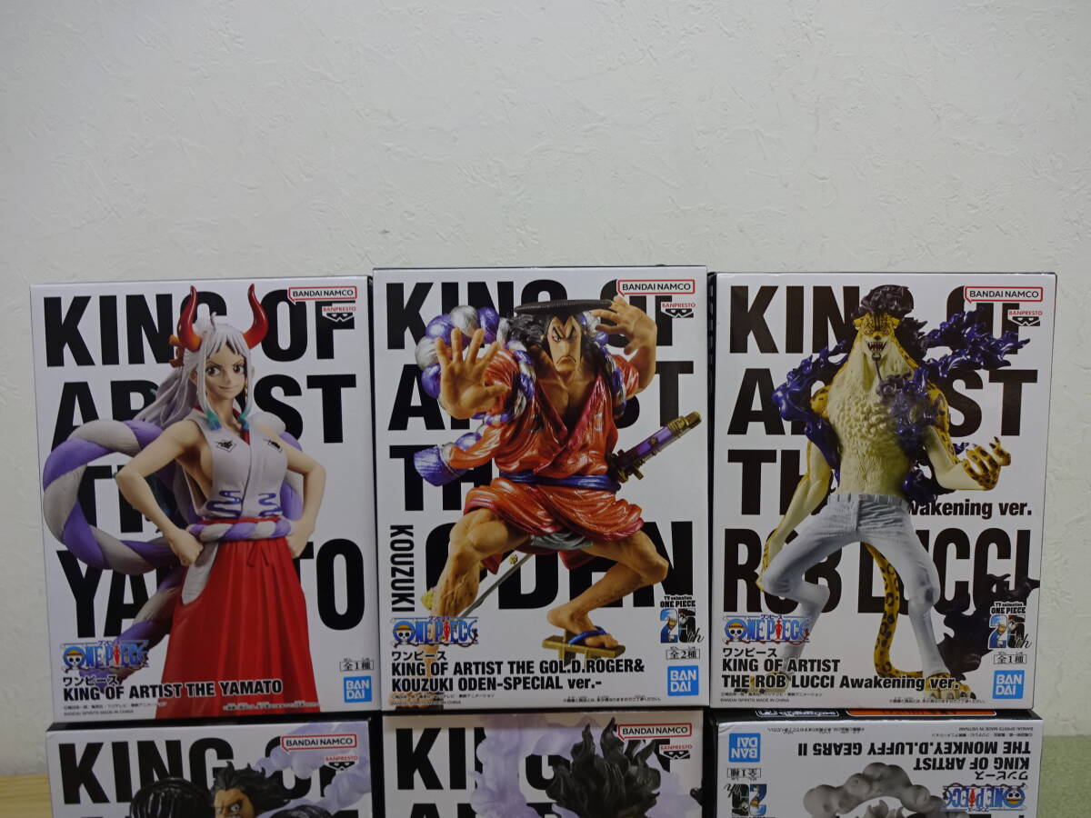 ワンピースルフィロブ・ルッチKING OF ARTIST フィギュア6体