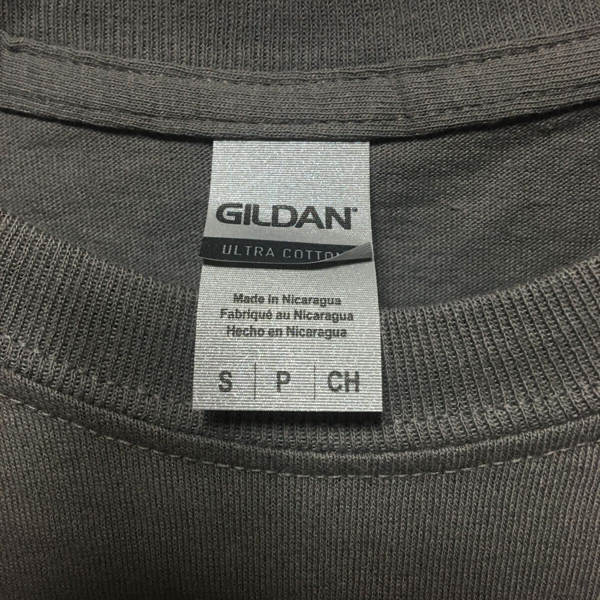 GILDAN チャコールグレー Sサイズ 灰色 半袖無地Tシャツ ポケット無し 6.0oz ギルダン☆