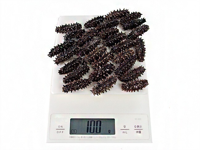 干燥ナマコ特A級品Sサイズ1kg(化粧箱入り) 1本4g～6g前后(特Aランク)北海道産干燥なまこ1000g 金ん子 干し海鼠！海參！海參皇