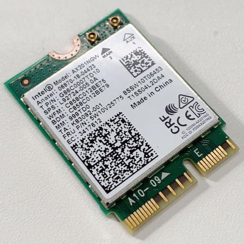 Intel Dual Band Wireless-AX AX201 [AX201NGW] (Intel Selectチップセット)