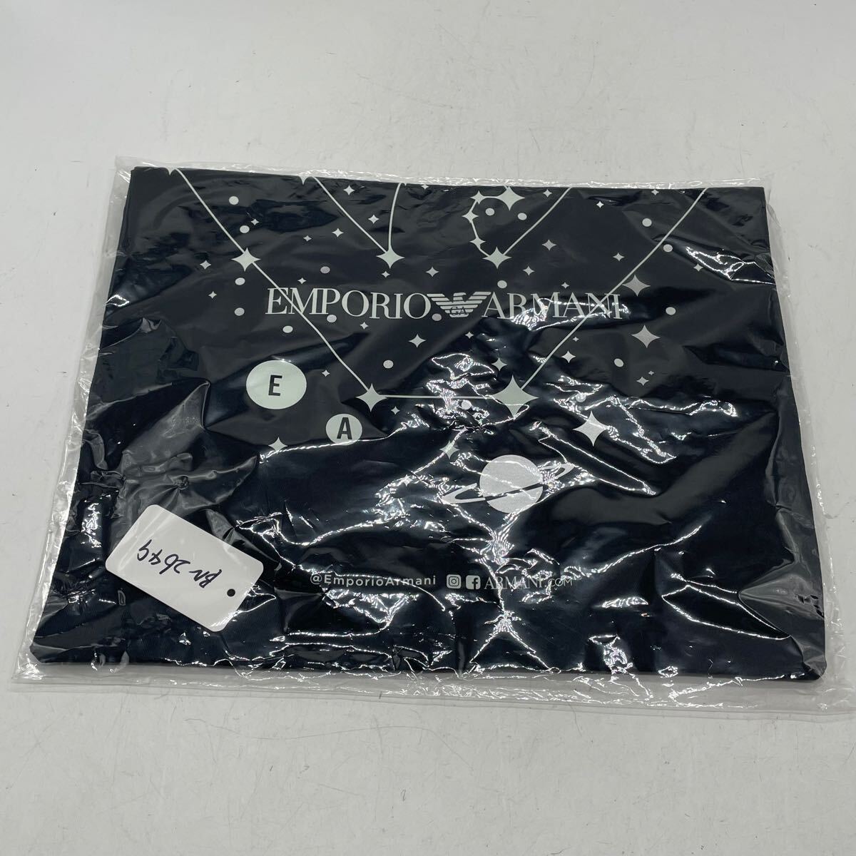★BN2649● EMPORIO ARMANI エンポリオアルマーニ トートバッグ エコバッグ ネイビー 未使用品