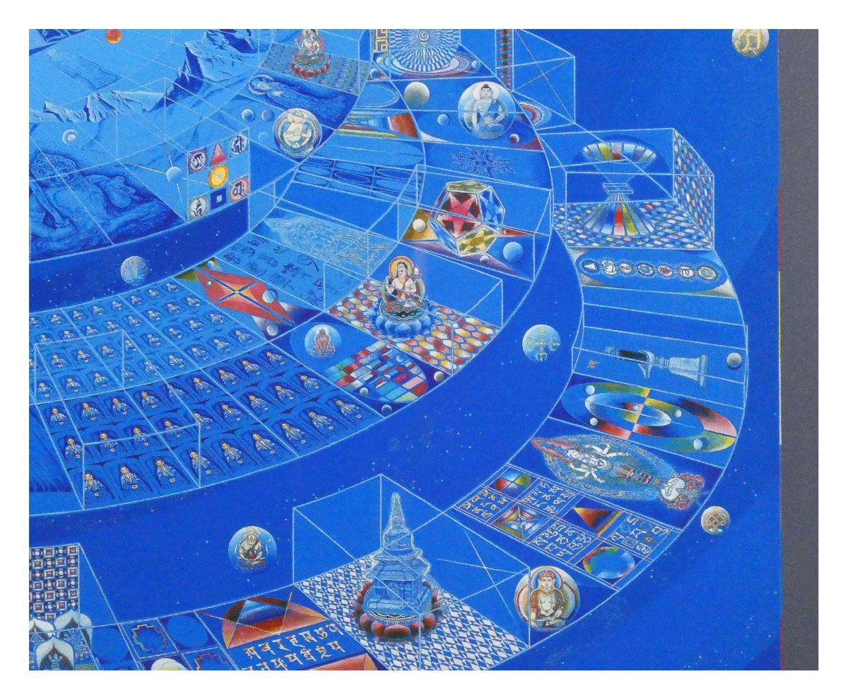 祥決算SALE【真作】前田常作「天の浮舟」2006年 版画57×