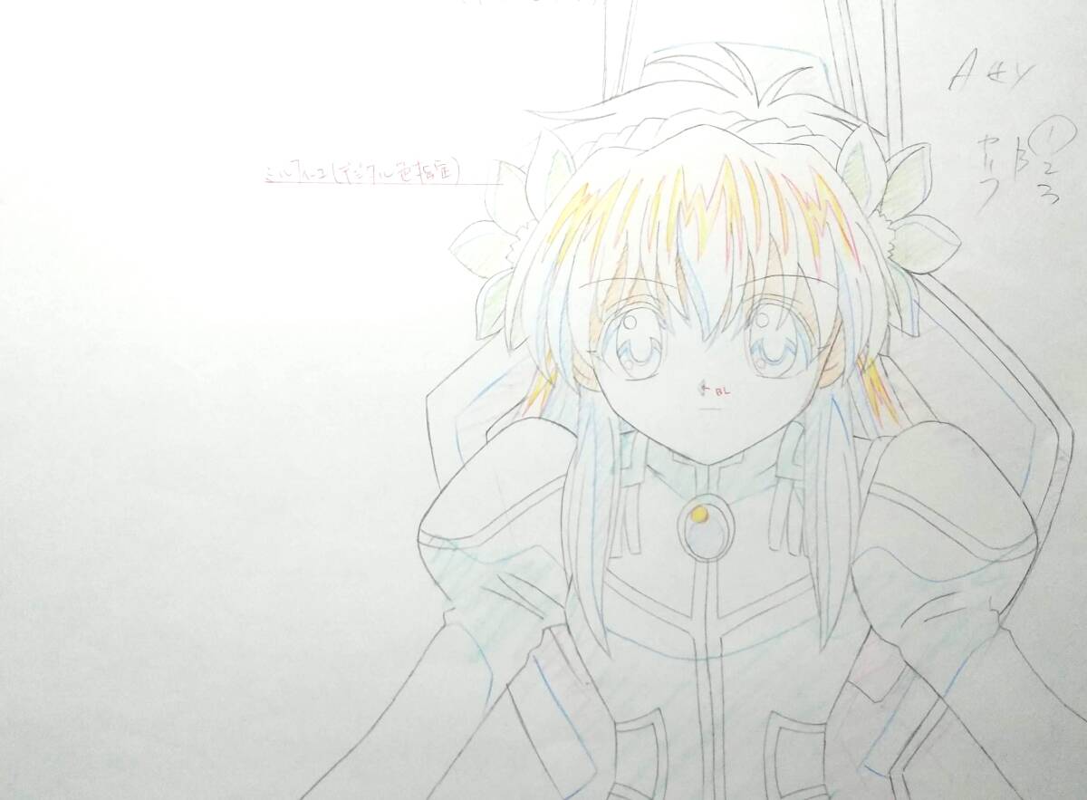 AMCEL388　ギャラクシーエンジェル 原画 ミルフィーユ桜葉 ブロッコリ かなん マッドハウス テレビ大阪