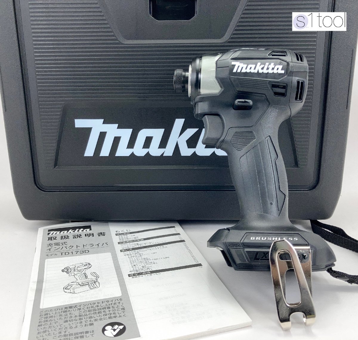 新品 マキタ TD173DZ 黒 本体のみ + ケース 18V 充電式インパクトドライバ 未使用 インパクト ( ブラック インパクト 本体 TD173D )