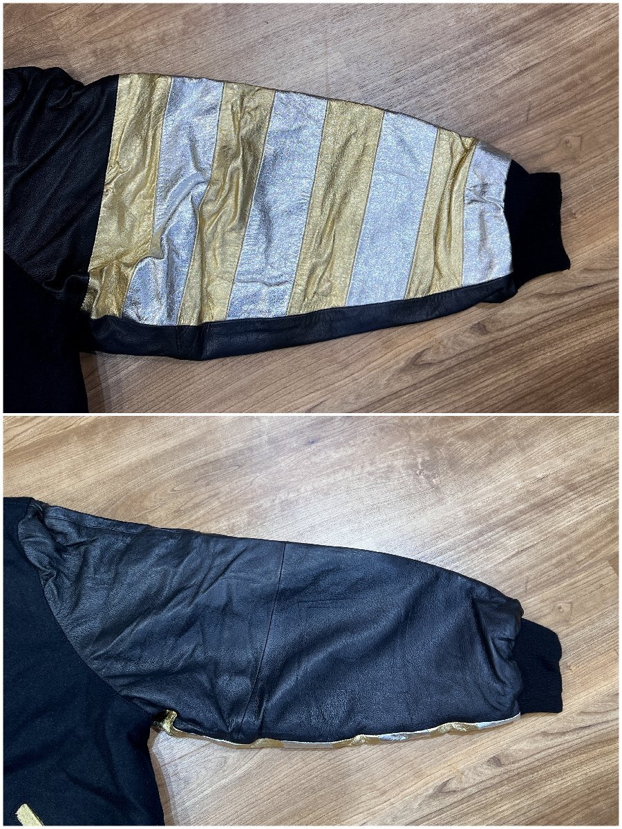 ヴィンテージ Danny First USA ダニーファースト スタジャン L メンズ ブラック 本革 ラムレザー メキシコ制 US 古著 質(zhì)屋の質(zhì)セブン い-13