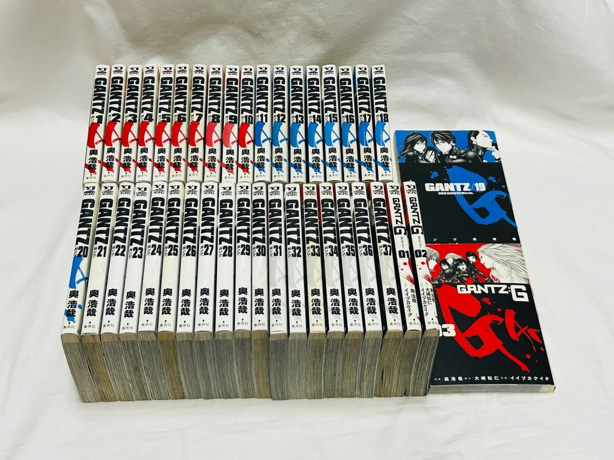 ☆ガンツ　GANTZ+GANTZ：G　全巻　４０冊セット　ヤングジャンプコミックス　奥浩哉