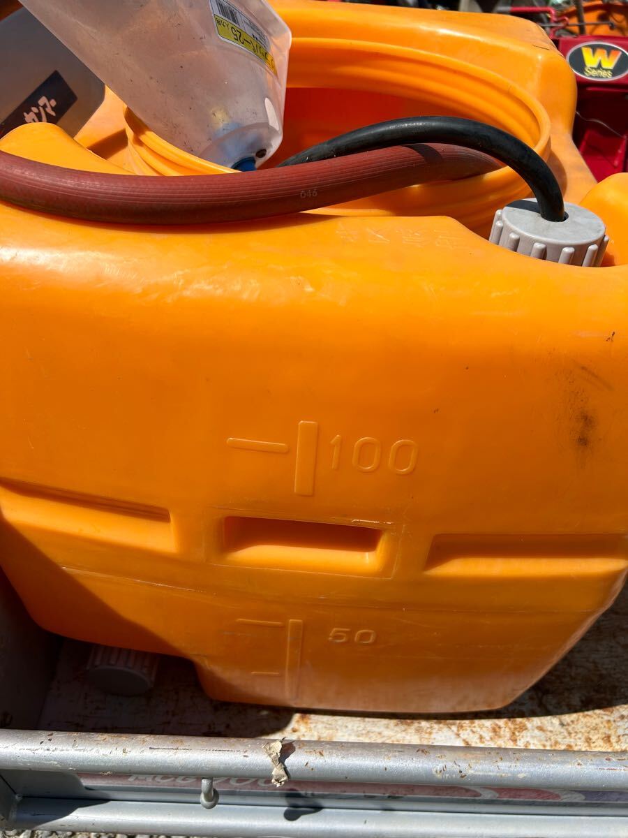 ロビン EH025 小型 動噴 エンジン式 噴霧機 ローリータンク 付き