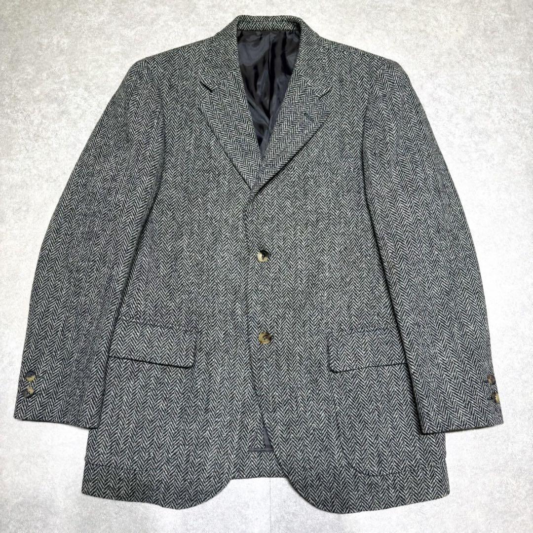 希少○極美品○VAN JAC×HARRIS TWEED ハリスツイード テーラード 希少○極美品○VAN JAC×HARRIS TWEED ハリスツイード テーラード
