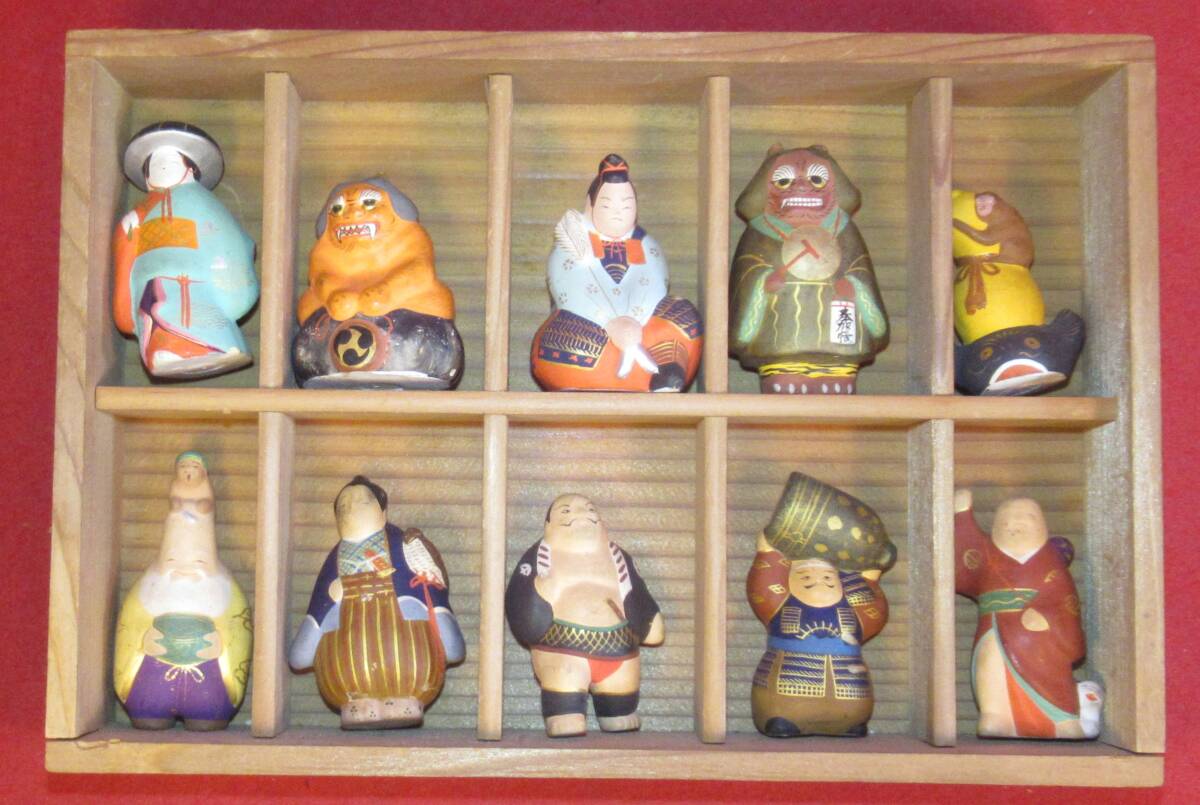 珍品『大津絵人形【高橋久治郎作】湖南 長等山麗 永楽屋 10 珍品『大津絵人形【高橋久治郎作】湖南 長等山麗 永楽屋 10