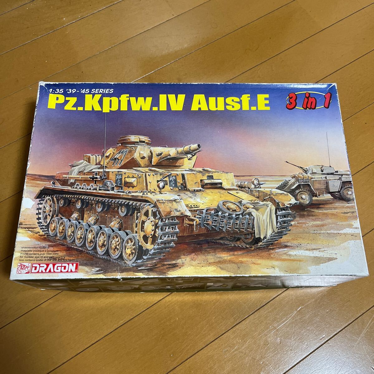Pz.kpfw.ⅣAusf.E Ⅳ号戦車E型　未組み立てプラモデル ドラゴン DRAGON ドイツ軍