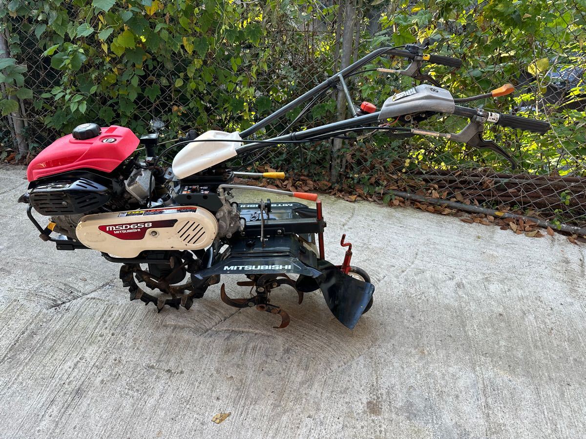 新作グッ 熊本 歩行型トラクター 最大 MSD658 三菱 畝立て 耕運機 管理機 その他