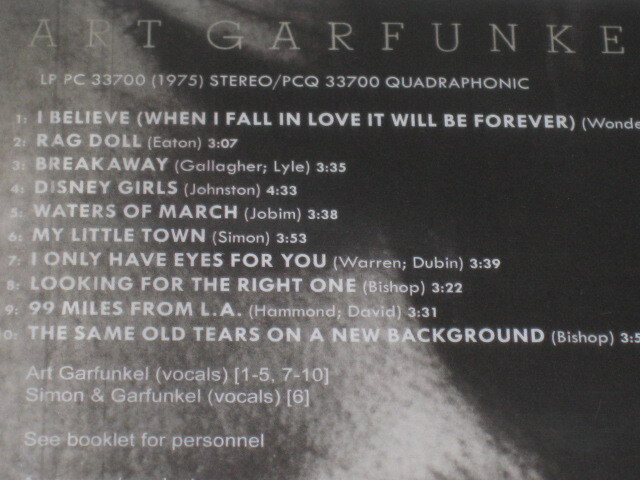 SACD Multi-ch★アート?ガーファンクル★愛(ài)への旅立ち★ART GARFUNKEL / BREAKAWAY