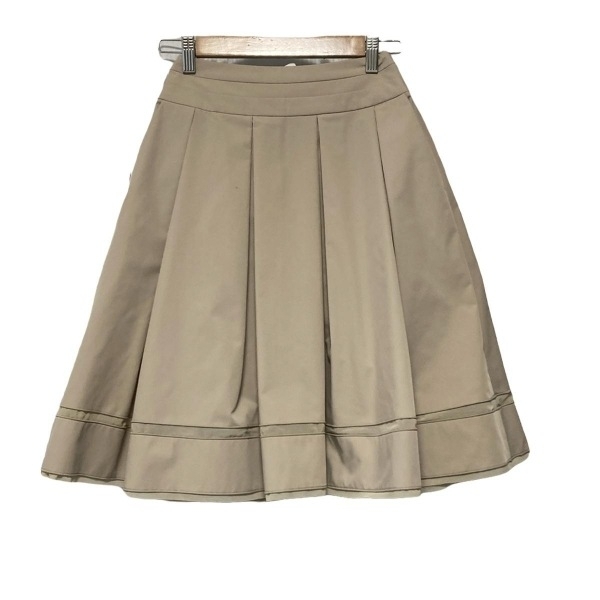 フォクシーニューヨーク FOXEY NEW YORK スカート サイズ38 M ベージュ レディース 美品 ボトムス