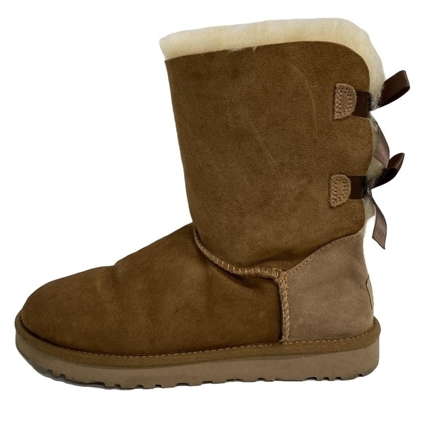 アグ UGG ショートブーツ 24 1002954 ベイリーボウ 2 ムートン ライトブラウン レディース 靴