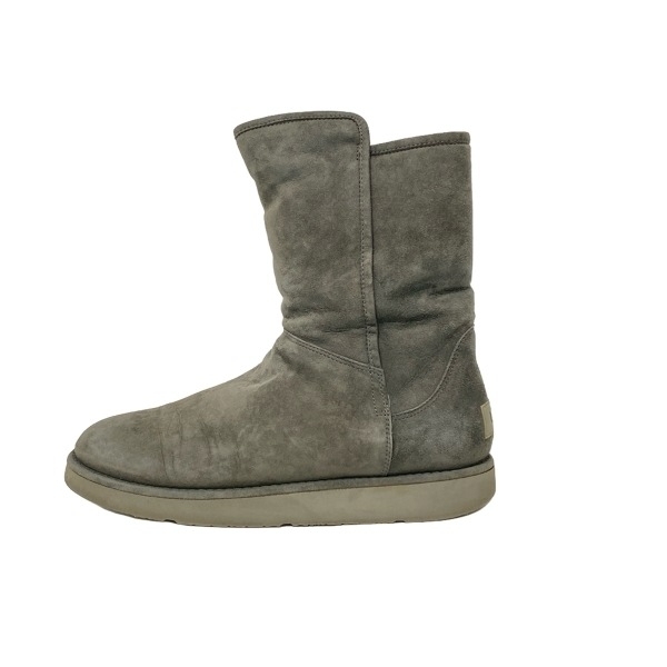 アグ UGG ショートブーツ 7 1009250 アブリー ムートン グレー レディース 靴