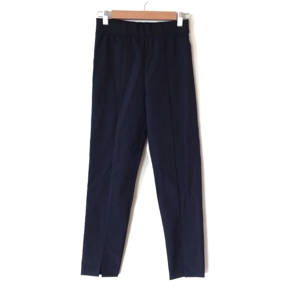 アドーア ADORE パンツ サイズ36 S - ダークネイビー レディース フルレングス/ウエストゴム/ンタースリット 美品 ボトムス