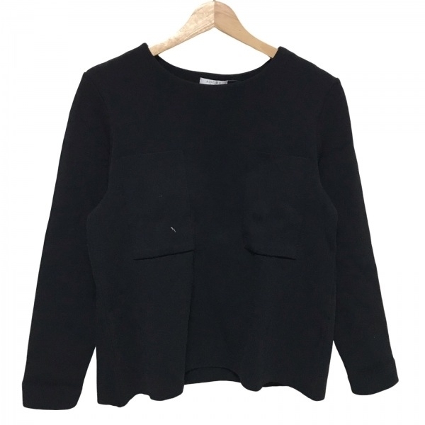 アドーア ADORE 長袖カットソー サイズ38 M - 黒 レディース クルーネック トップス