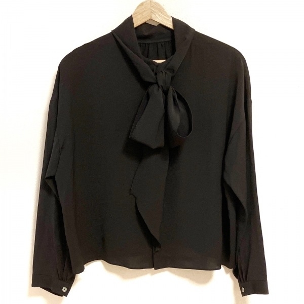 ドレステリア DRESSTERIOR 長袖シャツブラウス サイズ38 M - 黒 レディース トップス