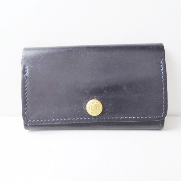 グレンロイヤル GLEN 名刺入れ - レザー ダークネイビー 財布