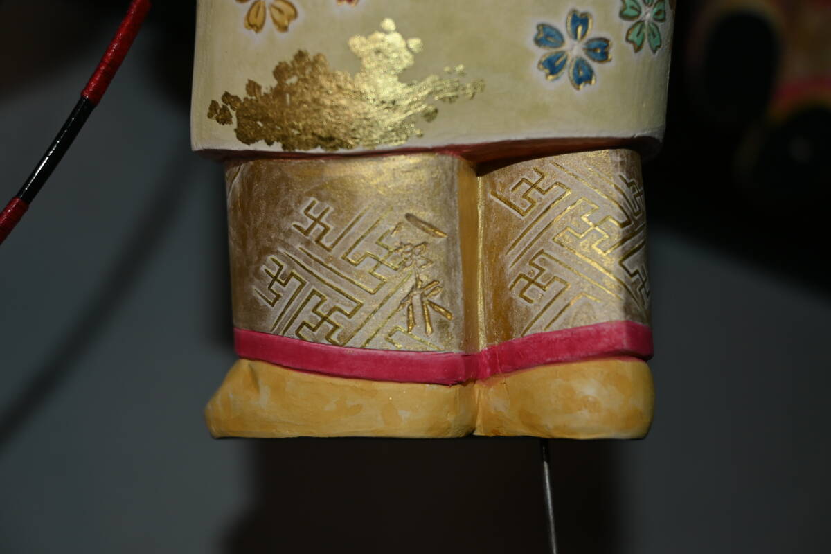 福岡県無形文化財□白水八郎 作□ 博多人形 唐子 童子 二体 台座 福岡県無形文化財□白水八郎 作□ 博多人形 唐子 童子 二体 台座