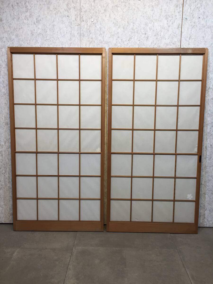 木製障子戸 』本立ちB 雪見障子戸 木製建具 引き戸 引違い 入口 木製障子戸 』本立ちB 雪見障子戸 木製建具 引き戸 引違い 入口