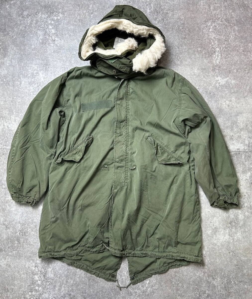 70's US ARMY M-65 フィッシュテール モッズ コート ライナー付 70's US ARMY M-65 フィッシュテール モッズ コート ライナー付