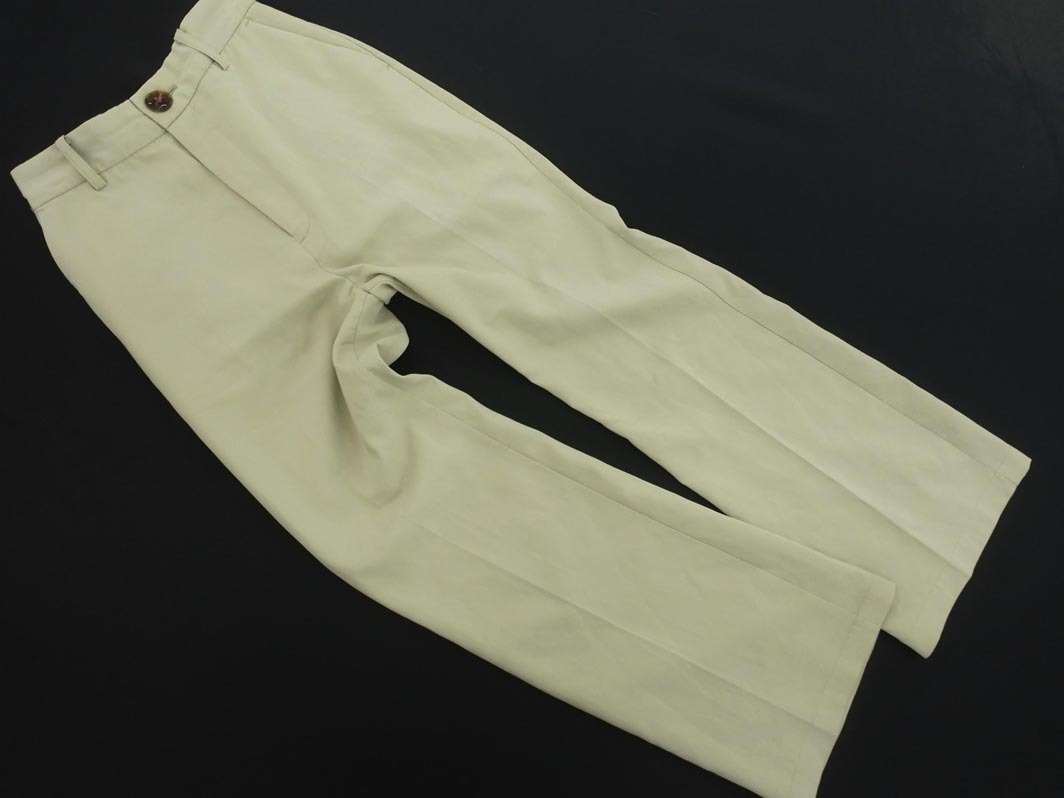 Heather ヘザー センタープレス加工 パンツ sizeS/黃緑 ■◇ ☆ ela4 レディース