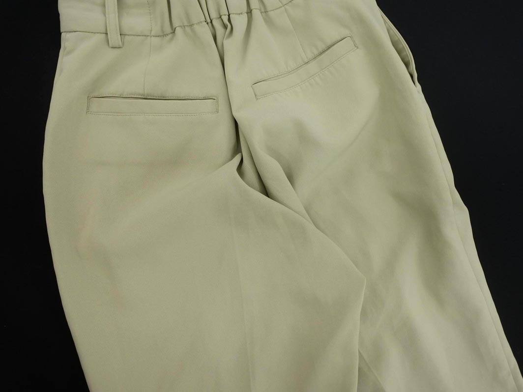 Heather ヘザー センタープレス加工 パンツ sizeS/黃緑 ■◇ ☆ ela4 レディース