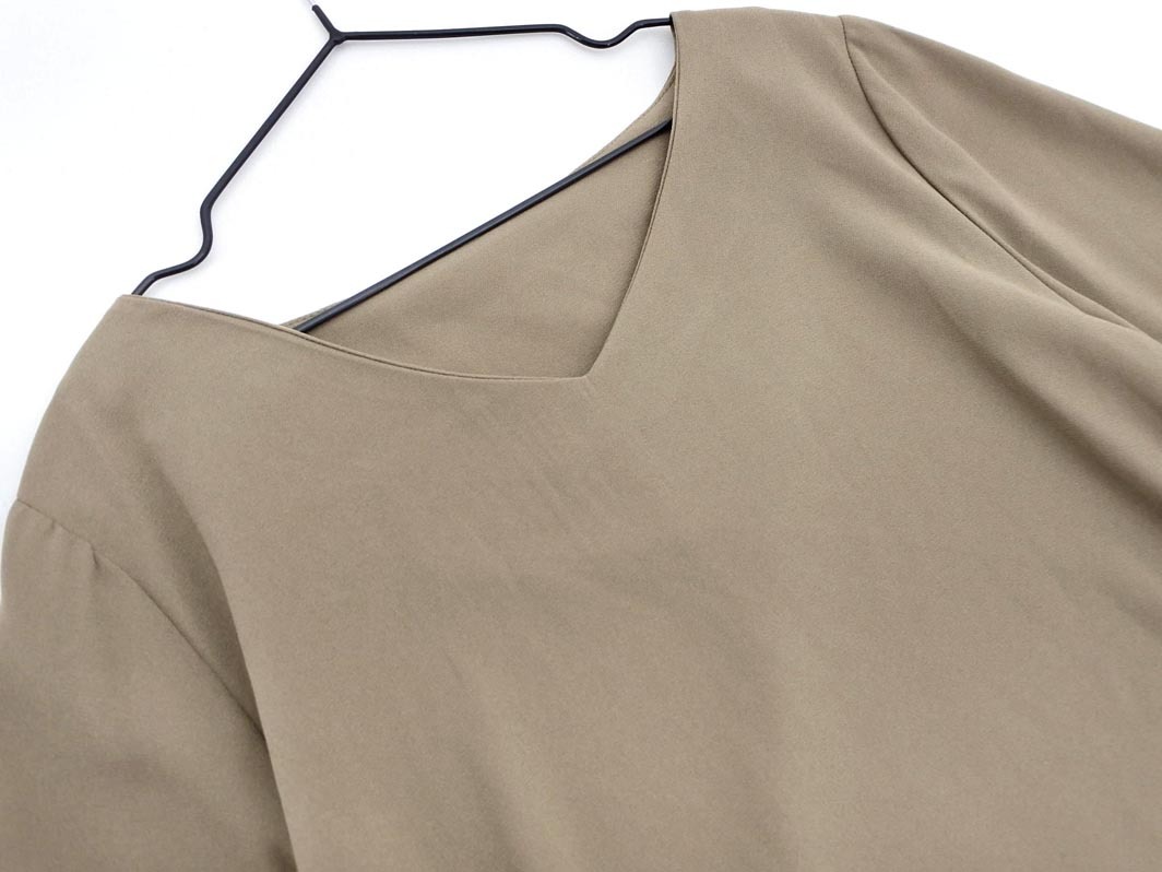 INGNI イング ボリュームスリーブ Vネック ブラウス シャツ sizeM/カーキ ■◇ ☆ ela4 レディース