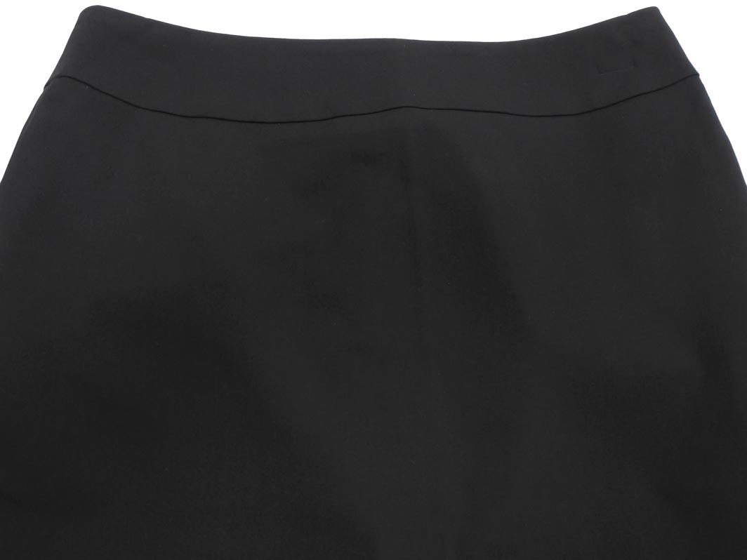 ネコポスOK COMME CA DU MODE コム サ デ モード ウール100% タイト スカート size9/黒 ◇■ ☆ ela4 レディース