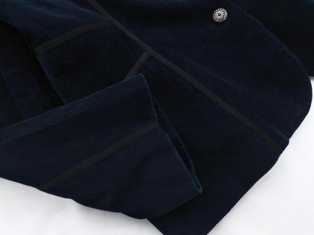 LAUREL ローレル コーデュロイ ジャケット size40/紺 ◇■ ☆ ela4 レディース