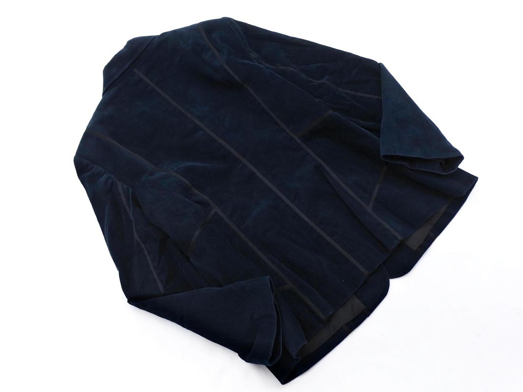 LAUREL ローレル コーデュロイ ジャケット size40/紺 ◇■ ☆ ela4 レディース