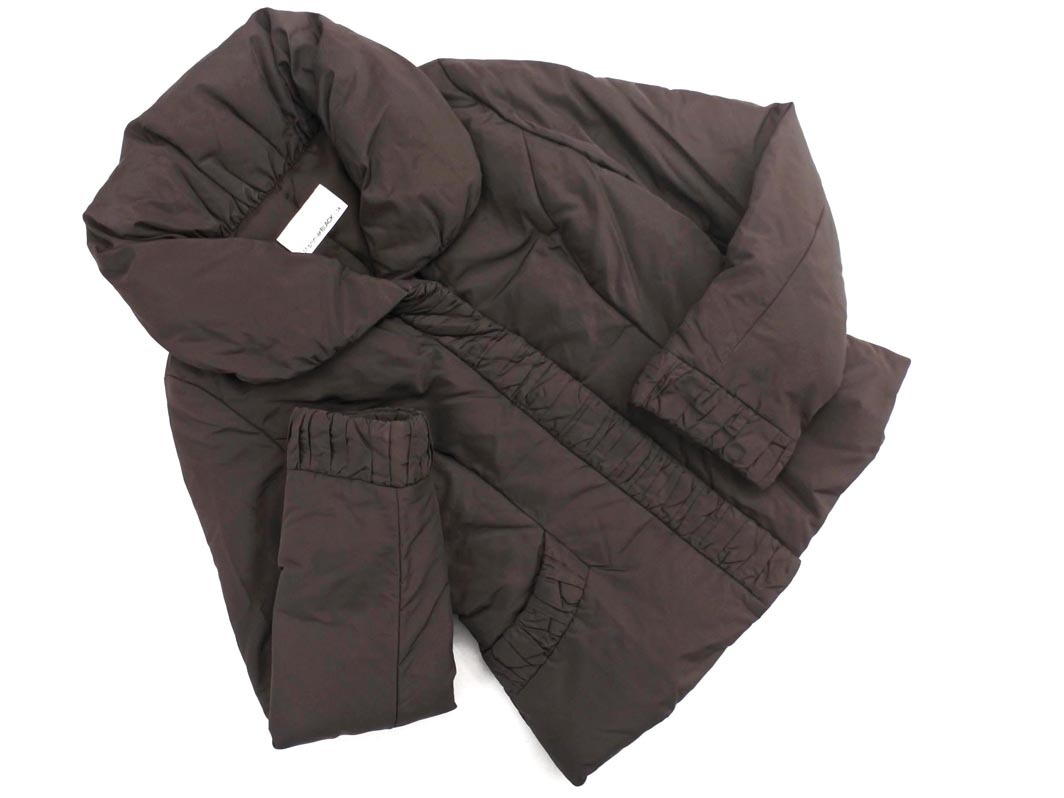 M-PREMIER エムプルミエ ダウン ジャケット size34/茶 ◆■ ☆ ela6 レディース