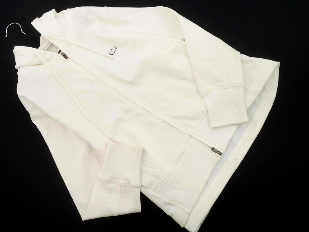 LACOSTE ラコステ ジップアップ パーカー size34/白 ■◇ ☆ ela5 レディース