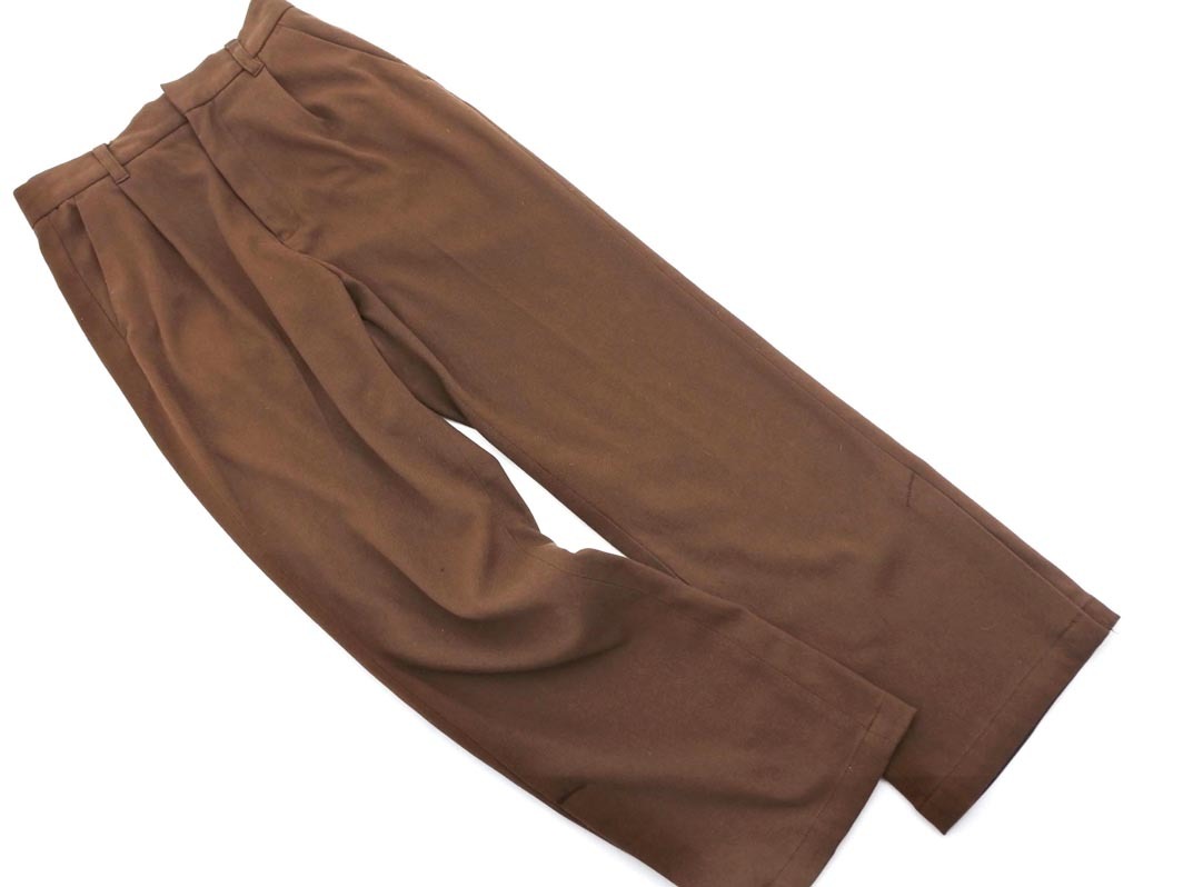 LOWRYS FARM ローリーズファーム スリット パンツ sizeM/茶 ■■ ☆ ela9 レディース
