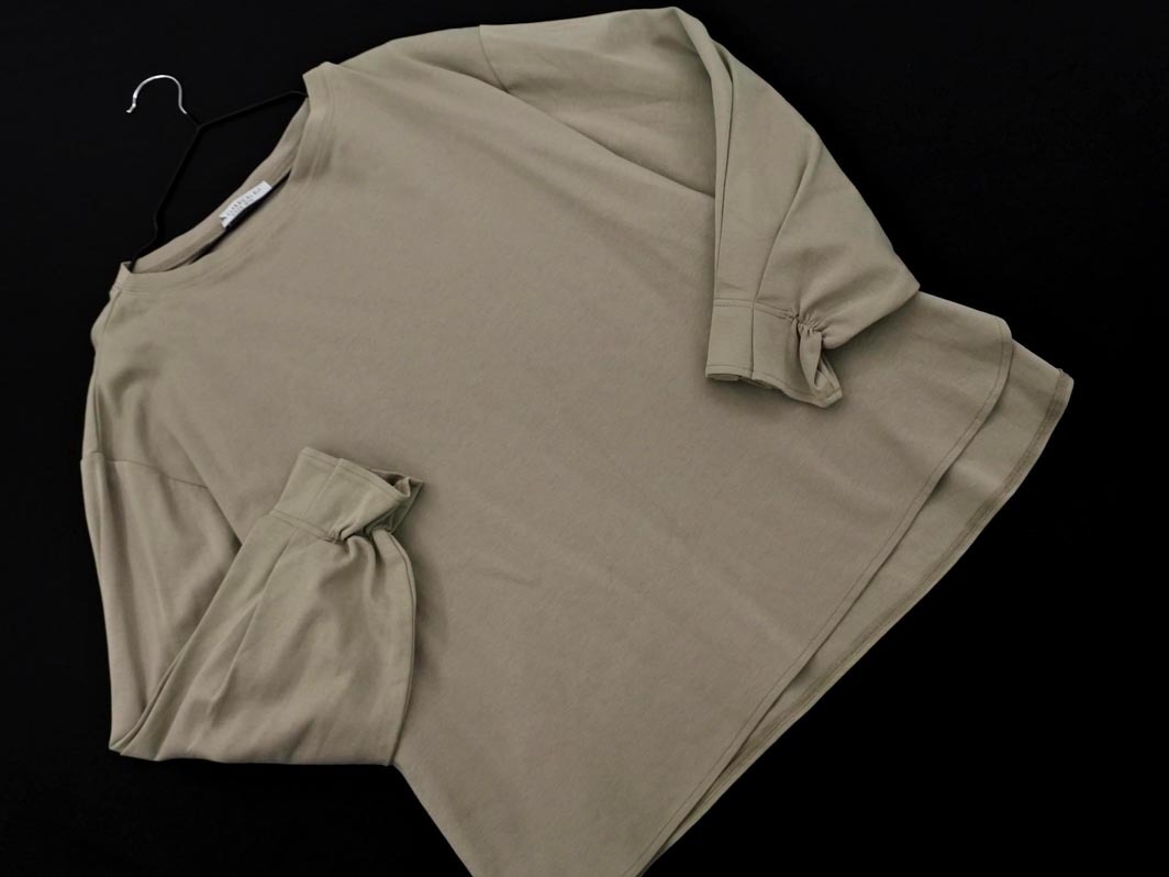 CLASSICAL ELF クラシカルエルフ ワイド幅 カットソー sizeM/グレージュ ◇■ ☆ ela9 レディース